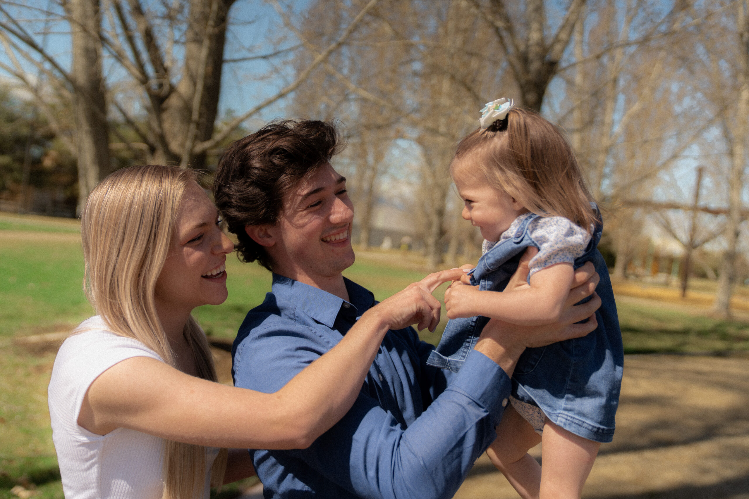 Family spending time together outdoors
