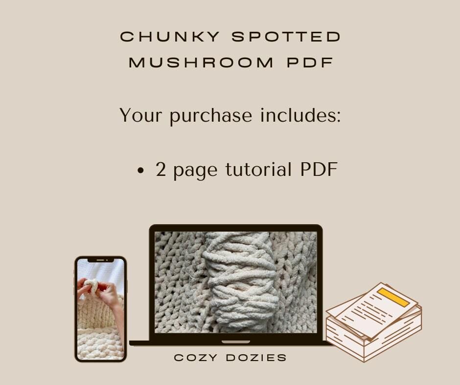 Mushroom Pattern - Chunky Crochet - Image 2