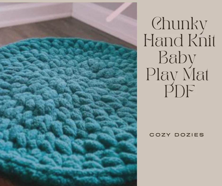 Baby Play Mat Pattern - Chunky Hand Knitting - Image 4