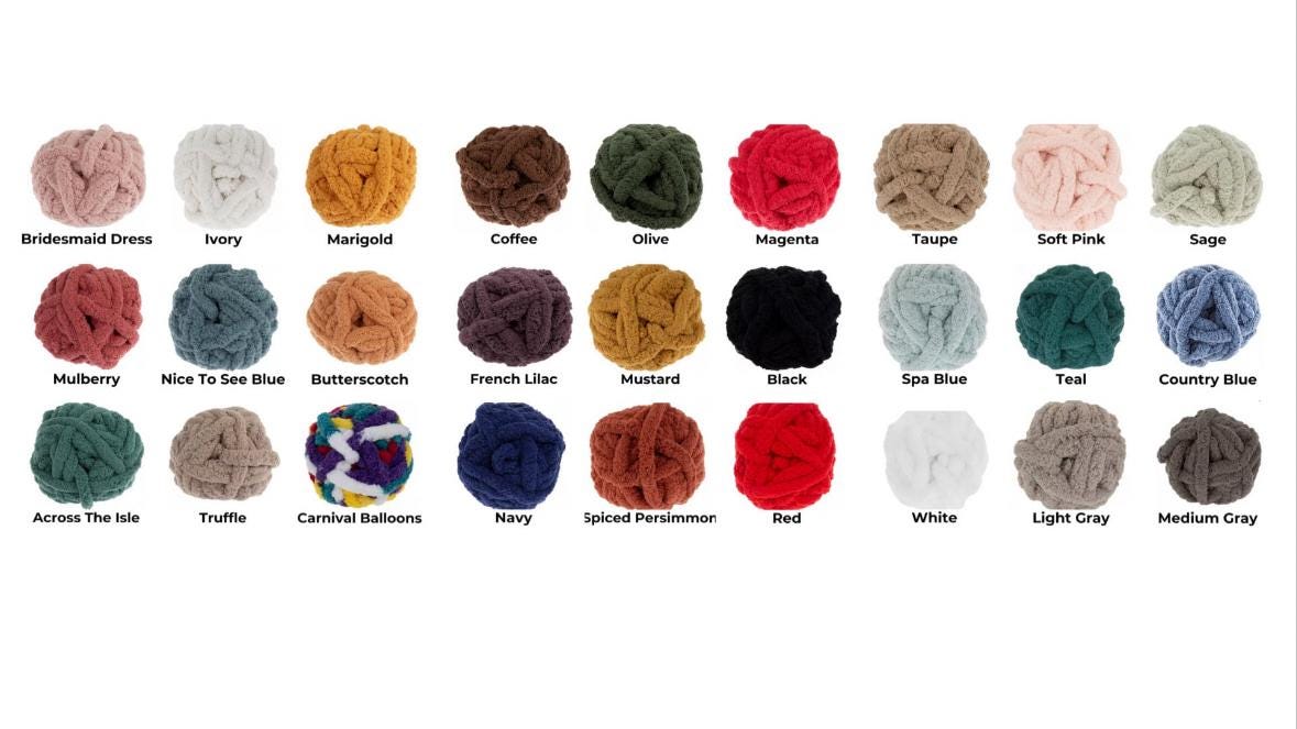 Full-Size Blanket Chunky Hand Knit Kit - Image 3