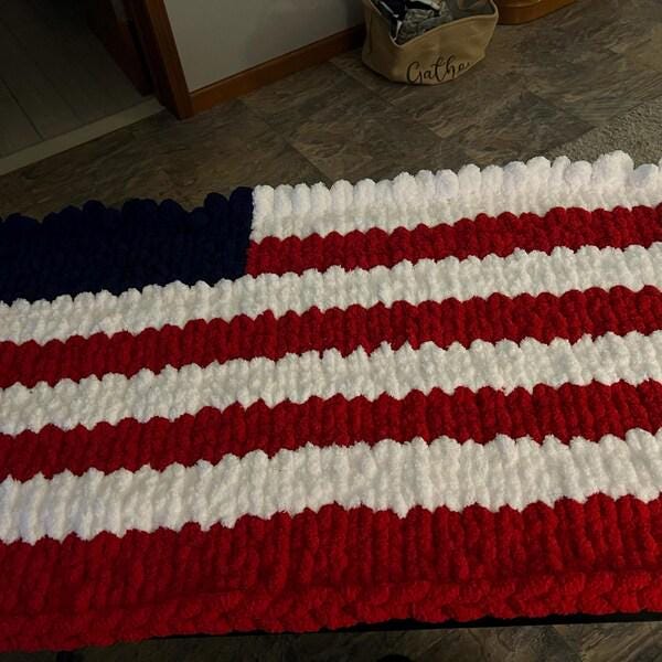 American Flag Blanket Knit Kit - Image 9